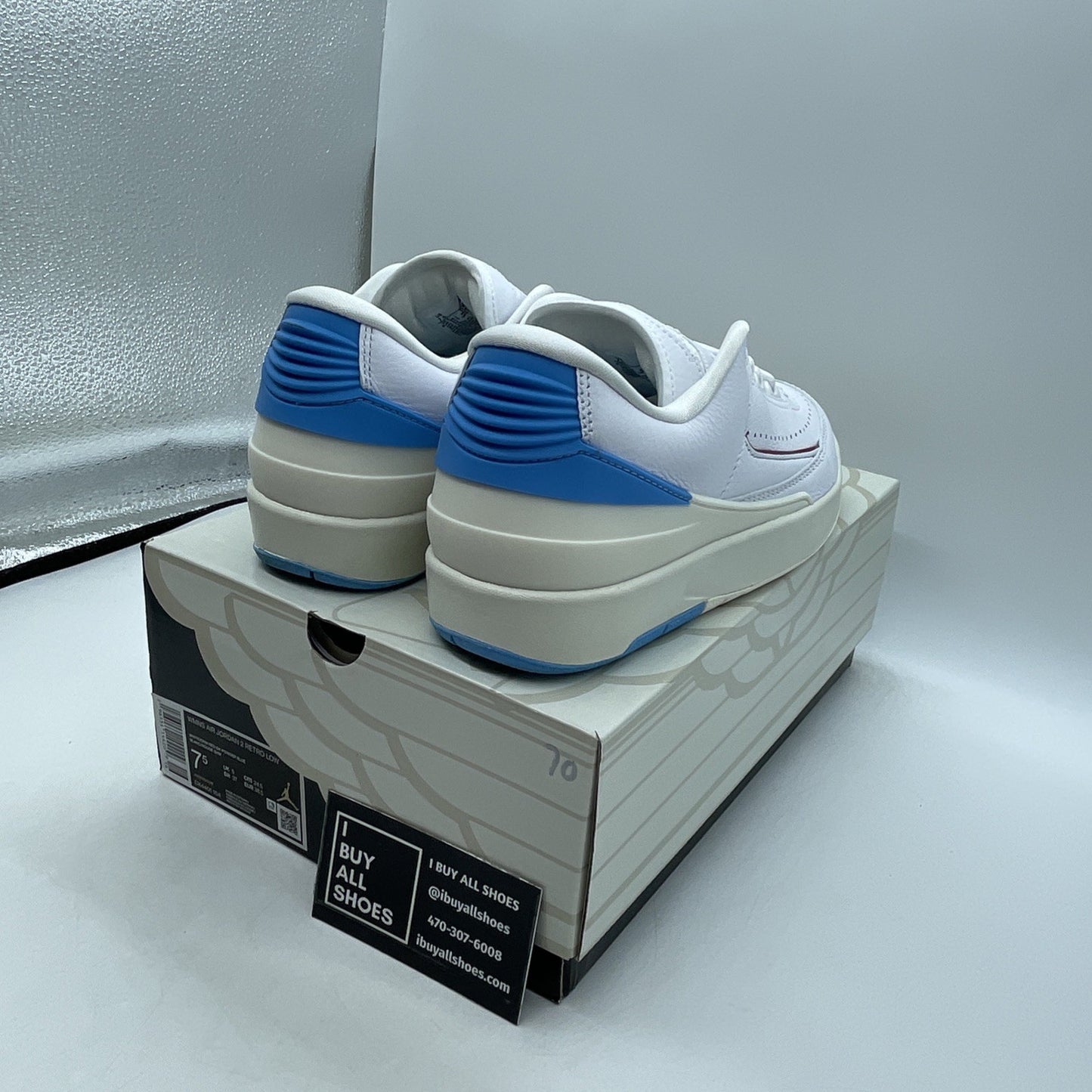 Size 7.5W - Air Jordan 2 Retro Low NC to Chi (DX4401-164)