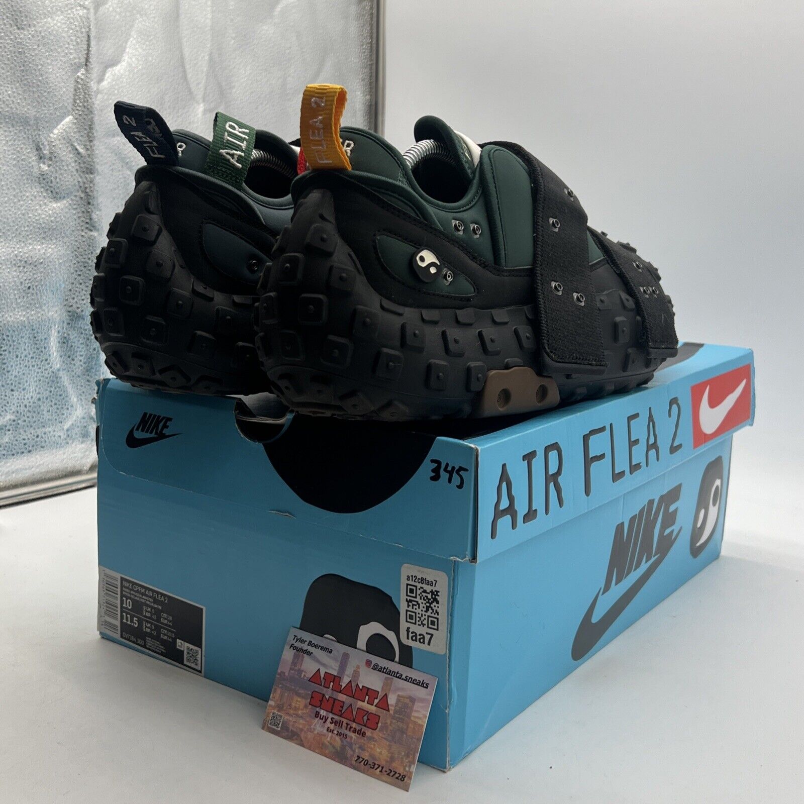 Size 10 - Nike Air Flea 2 x Cactus Plant Flea Market Low Faded Spruce