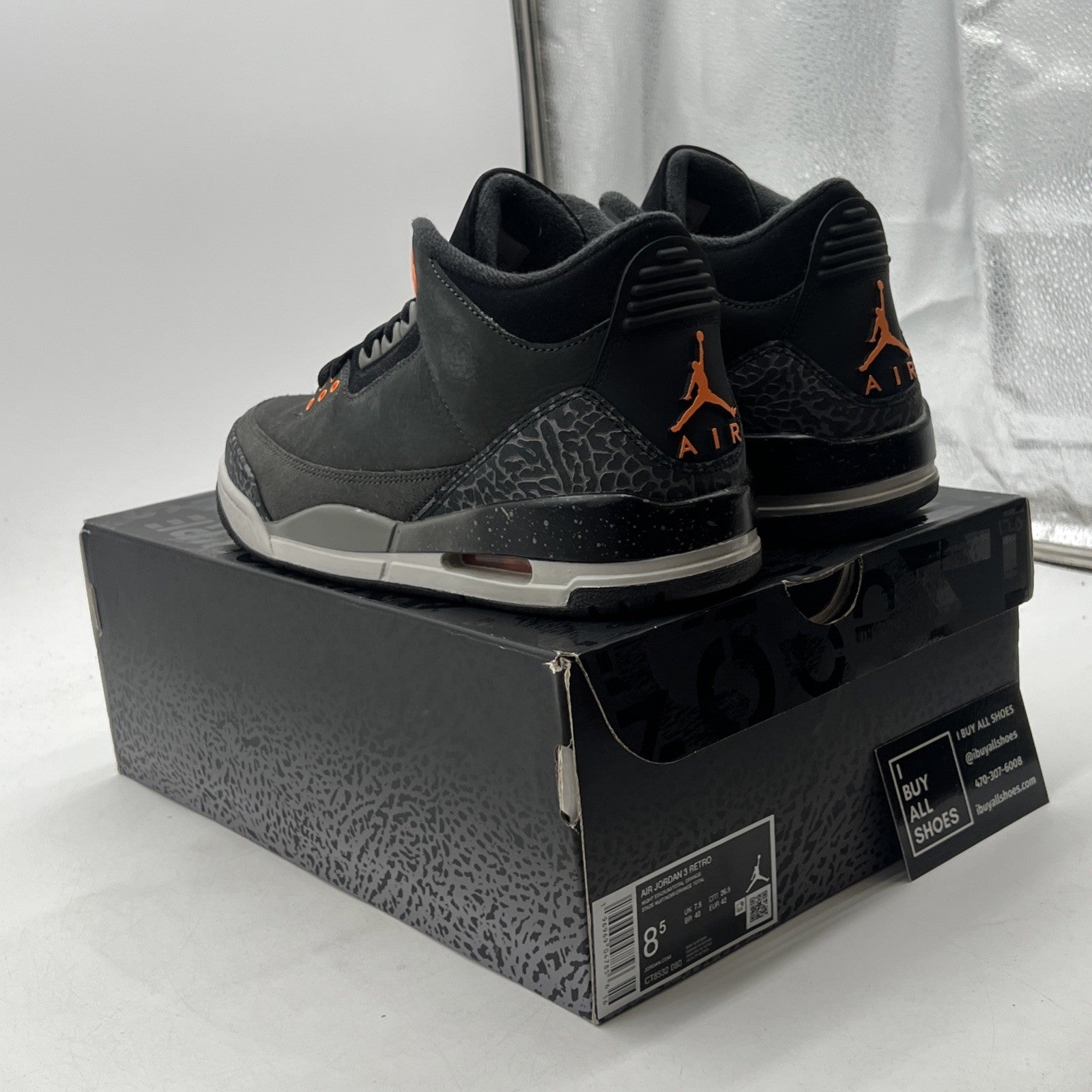 Size 8.5 - Air Jordan 3 Retro 2023 Mid Fear (CT8532-080)