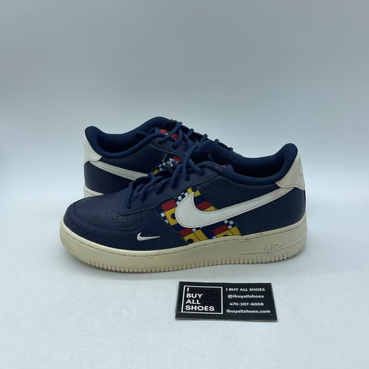 Size 6.5Y (GS) - Nike Air Force 1 '07 LV8 Low Nautical (AR5583-400)