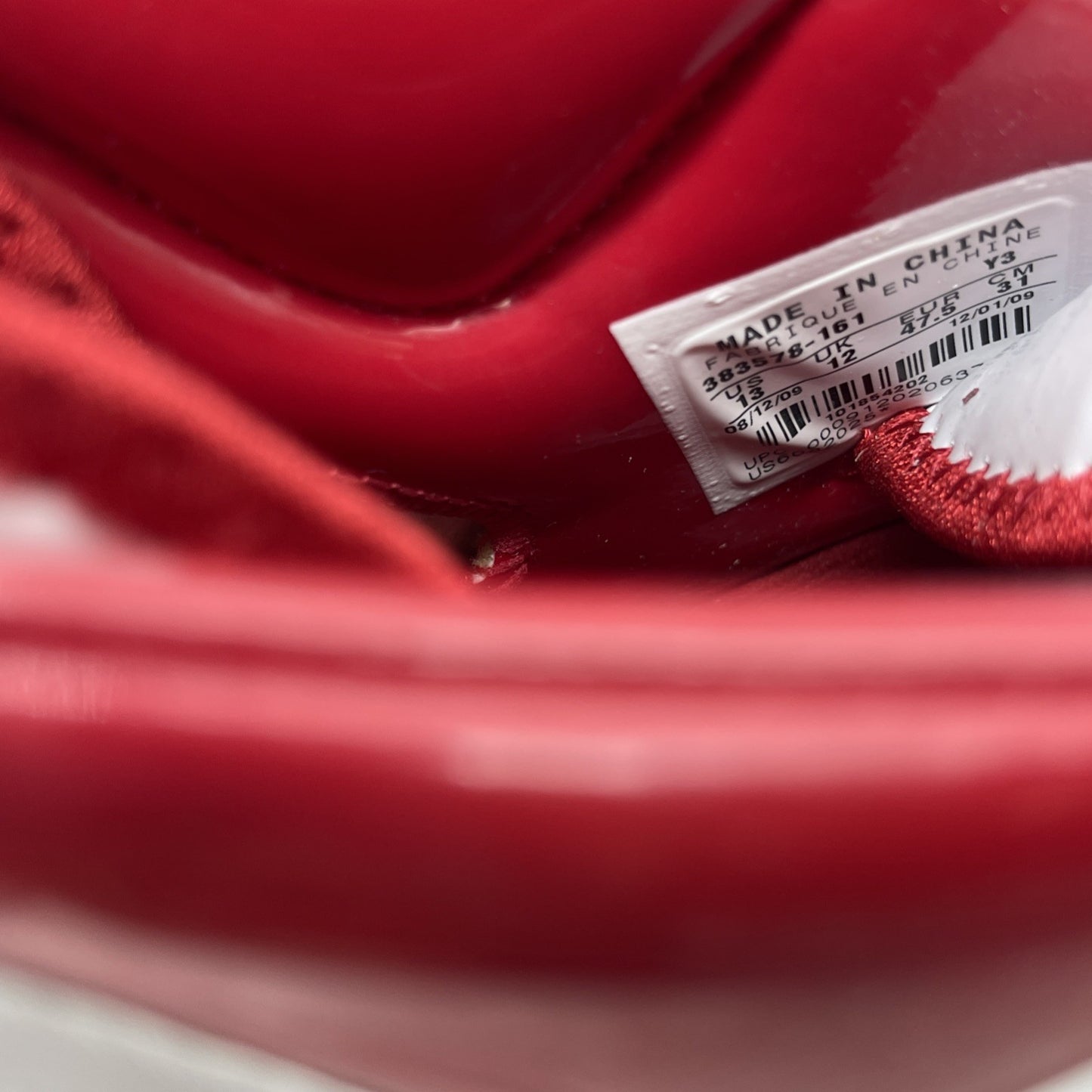 Size 13 - Nike Air Max LeBron 7 NFW White Varsity Red (383578-161)