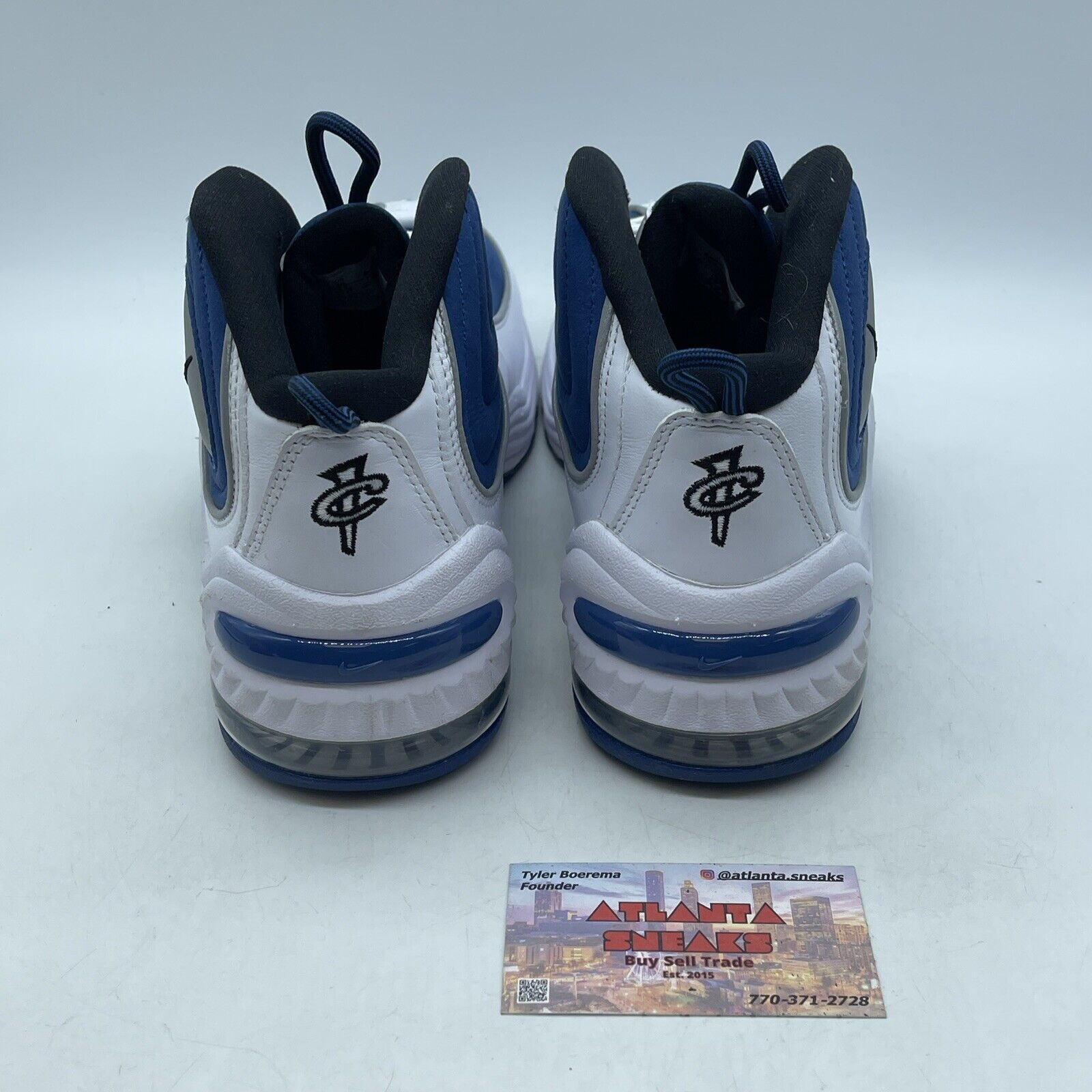 Size 10 - Nike Air Penny 2 QS 2023 Atlantic Blue White Suede  (FN4438-400)