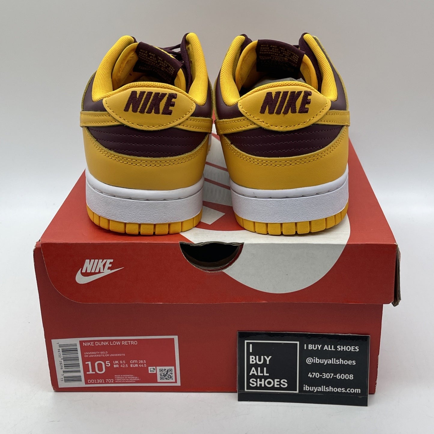 Size 10.5 - Nike Dunk Low Retro Arizona State Sun Devils 2022 (DD1391-702)
