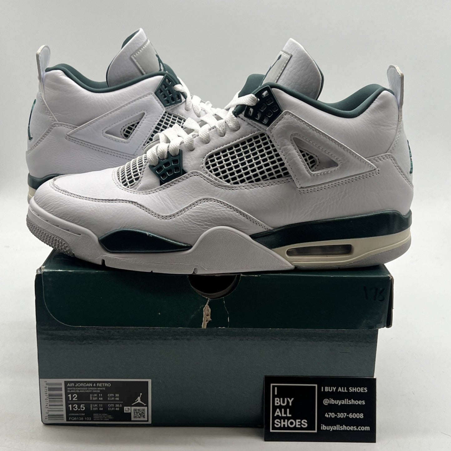 Size 12 - Air Jordan 4 Retro Oxidized Green (FQ8138-103)