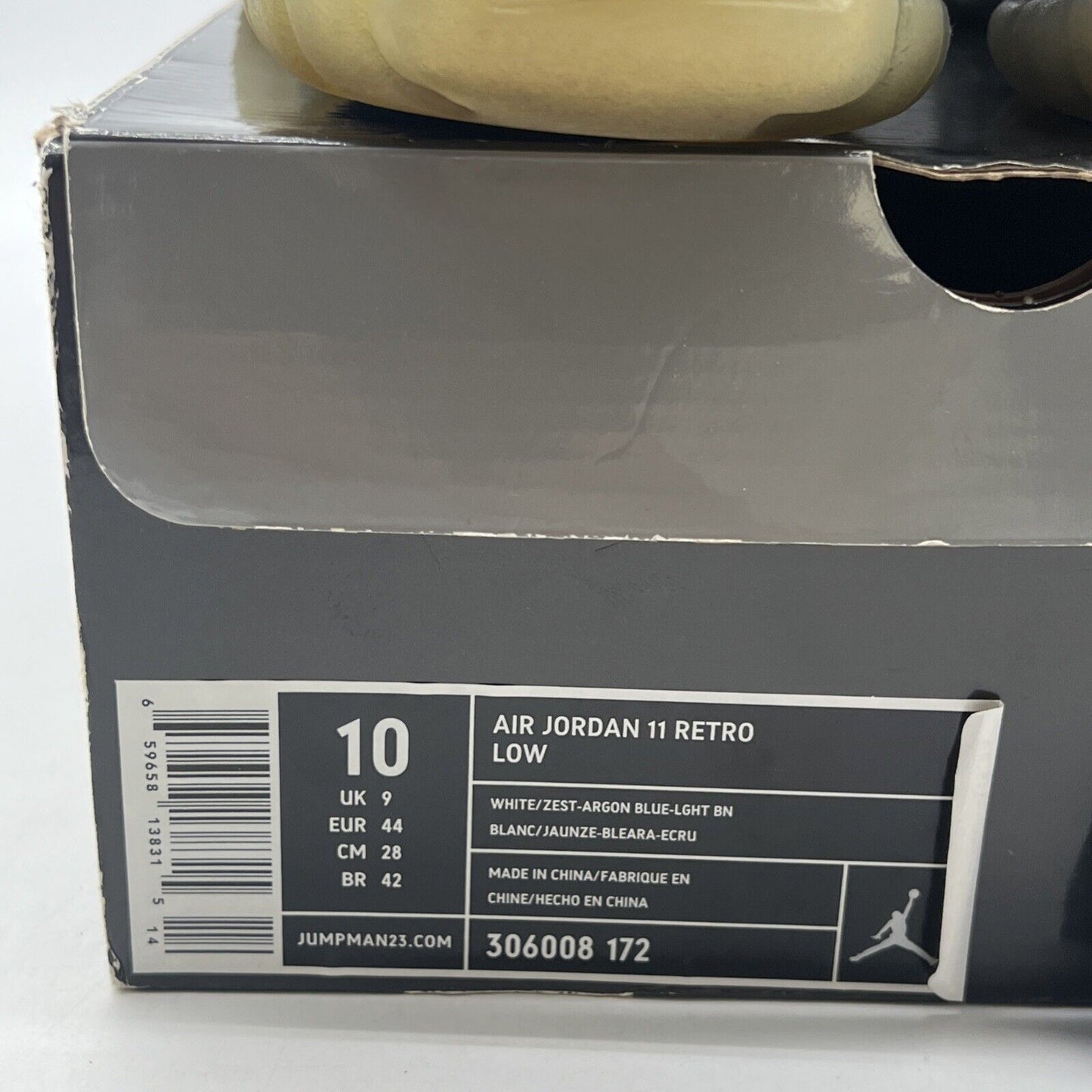 Size 10 - Air Jordan 11 Retro Low IE (306008-172)