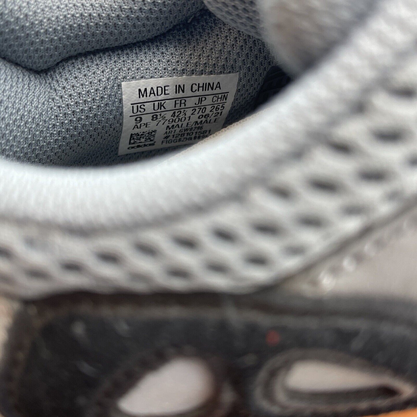 Size 9 - adidas Yeezy Boost 700 Wash Orange Black Grey Suede Leather (GW0296)