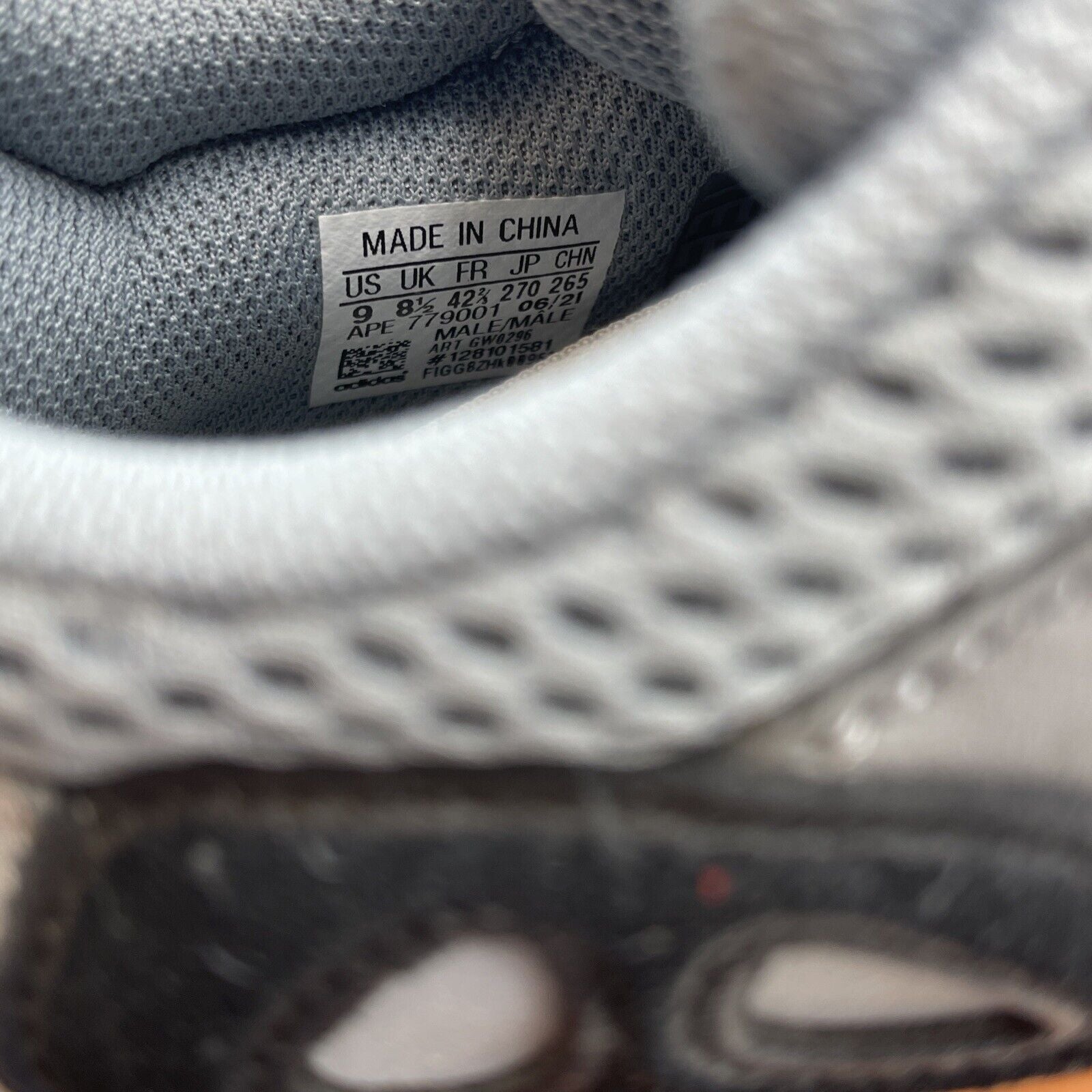 Size 9 - adidas Yeezy Boost 700 Wash Orange Black Grey Suede Leather (GW0296)