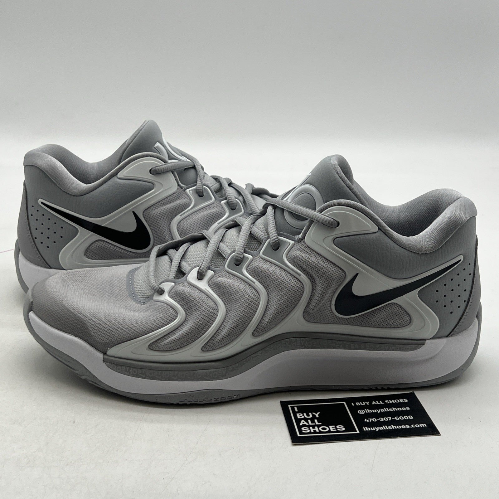Size 11.5 - Nike KD 17 TB Wolf Grey (FV1307-002)