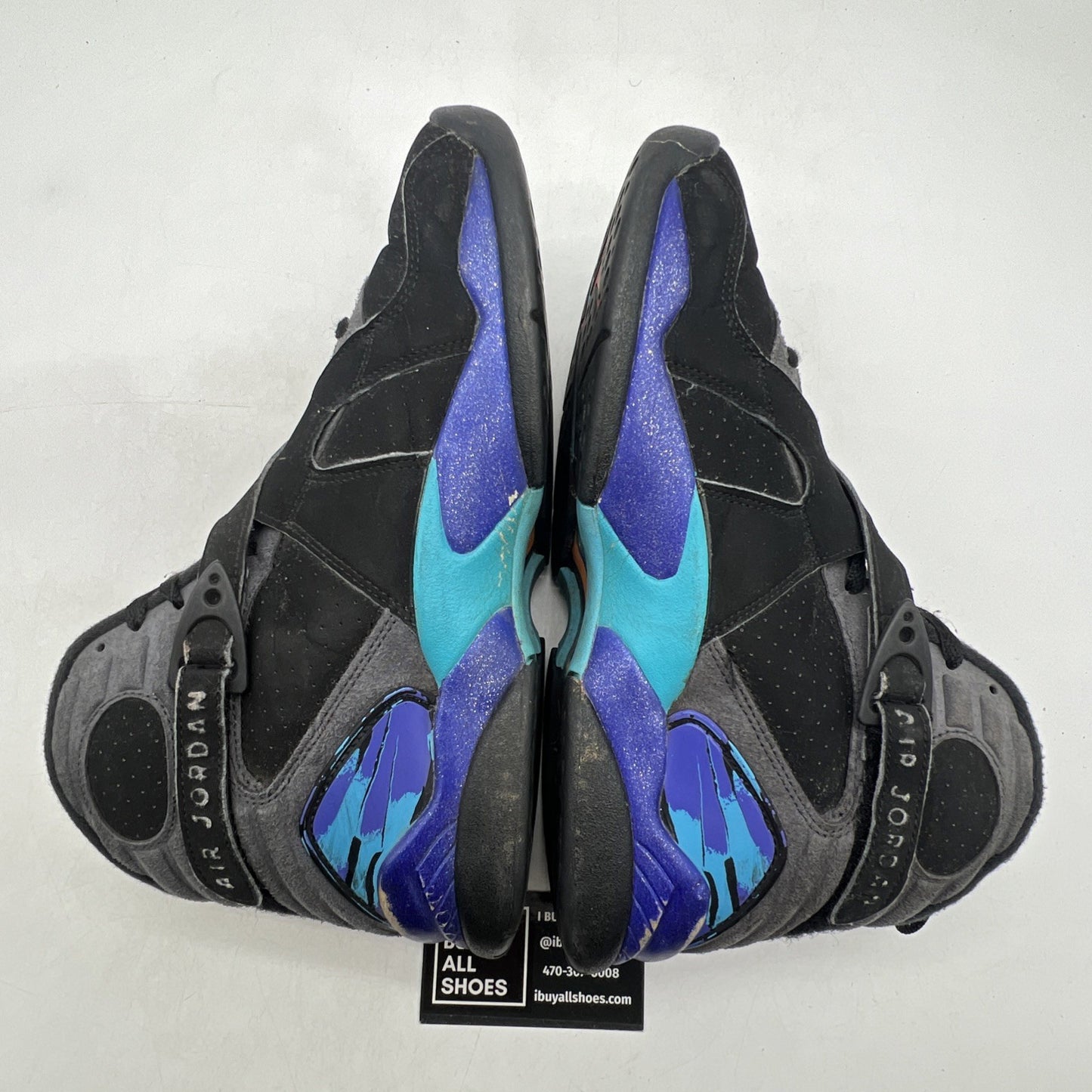 Size 9 - Air Jordan 8 Retro Aqua 2015 (305381-025)