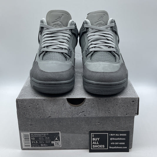 Size 10 - Air Jordan 4 Retro 2024 Paris Olympics Wet Cement (FQ7928-001)