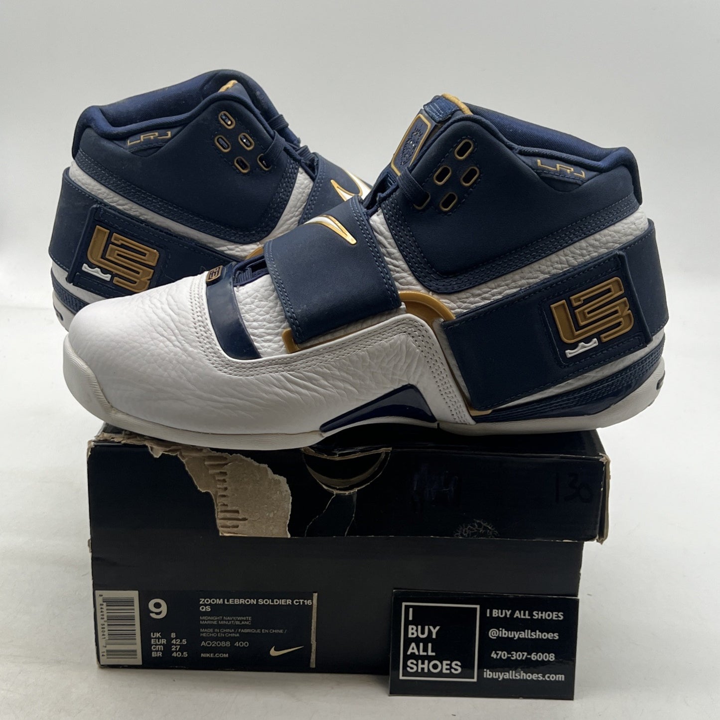 Size 9 - Nike LeBron Soldier 1 25 Straight (AO2088-400)