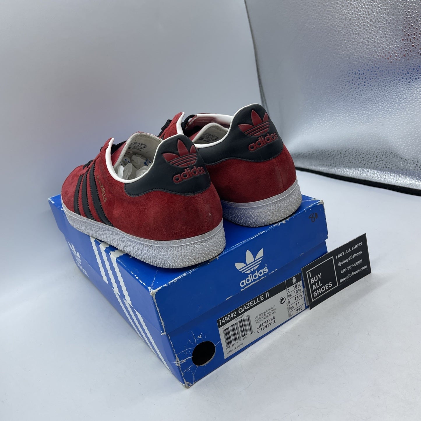 Size 11 - adidas Gazelle Manchester United Athletic Limited Streetwear (749042)