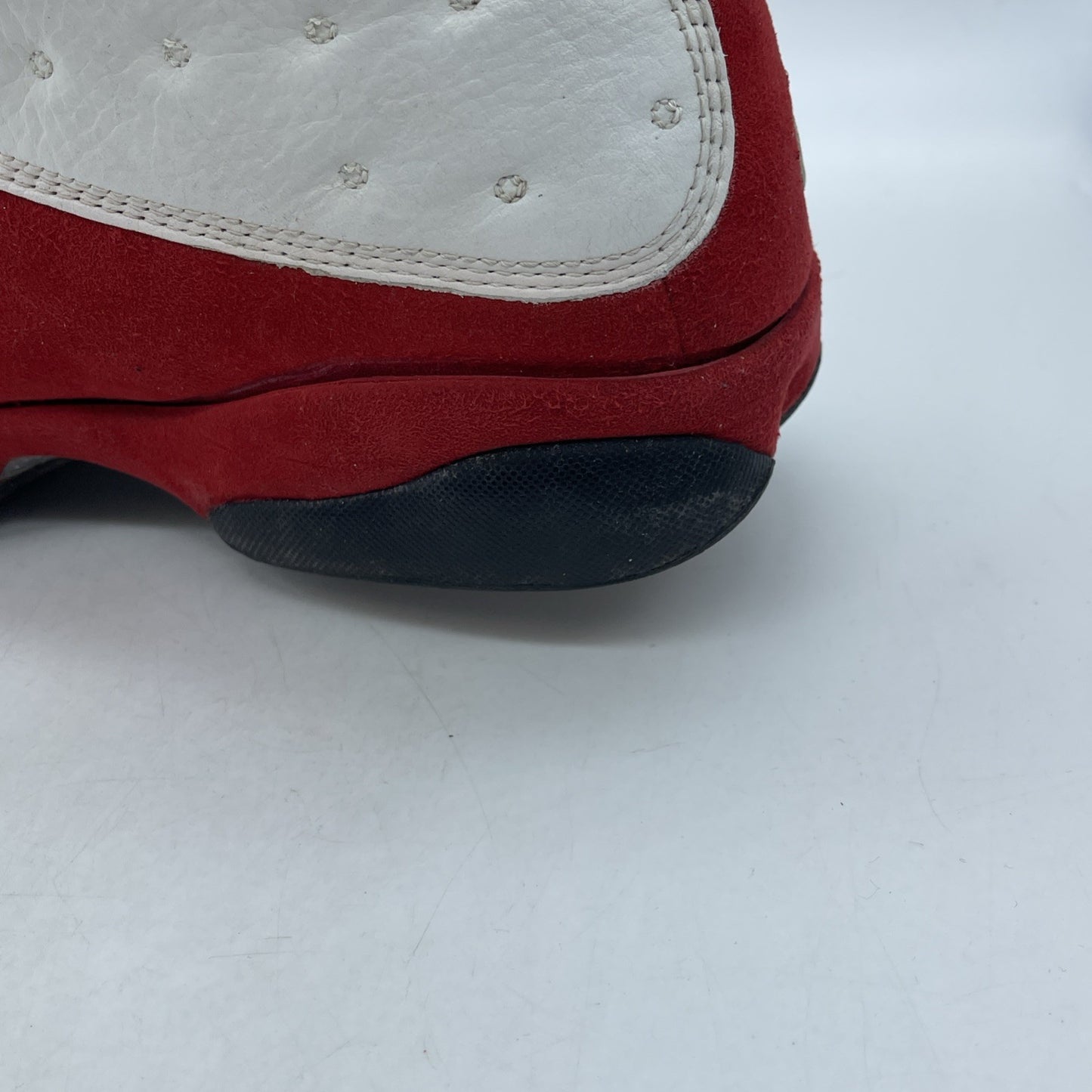 Size 11.5 - Air Jordan 13 OG 1998 Cherry Red Leather Suede Leather (136002-101)