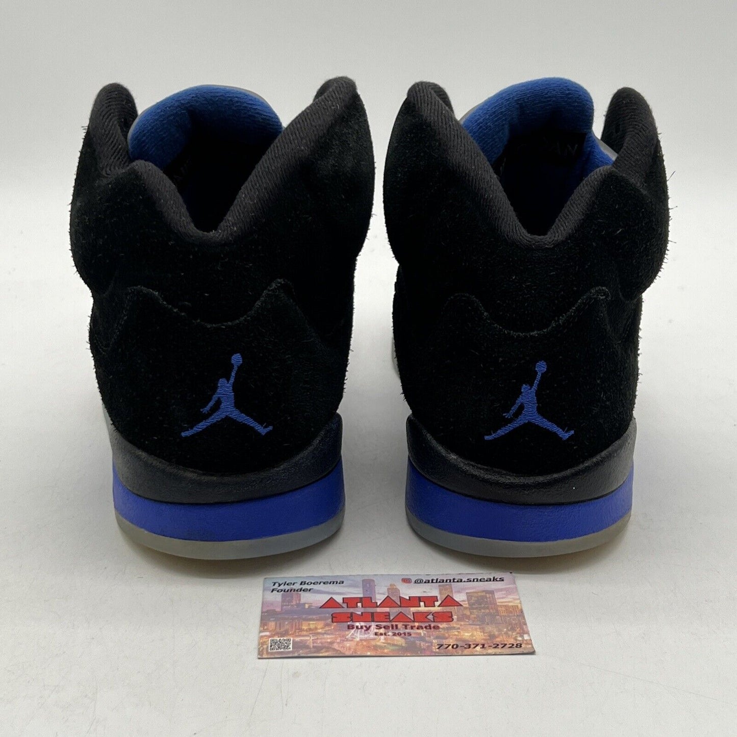 Size 11.5 - Jordan 5 Retro Mid Racer Blue Black Suede Grey (CT4838-004)