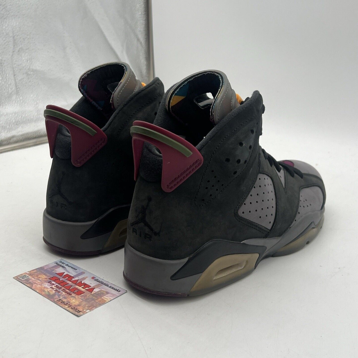 Size 8.5 - Jordan 6 Bordeaux Yellow Grey Suede Black Maroon (CT8529-063)