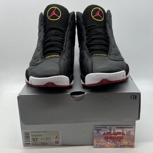 Size 10.5 - Jordan 13 Retro Mid Playoff Black Red White (414571-062)
