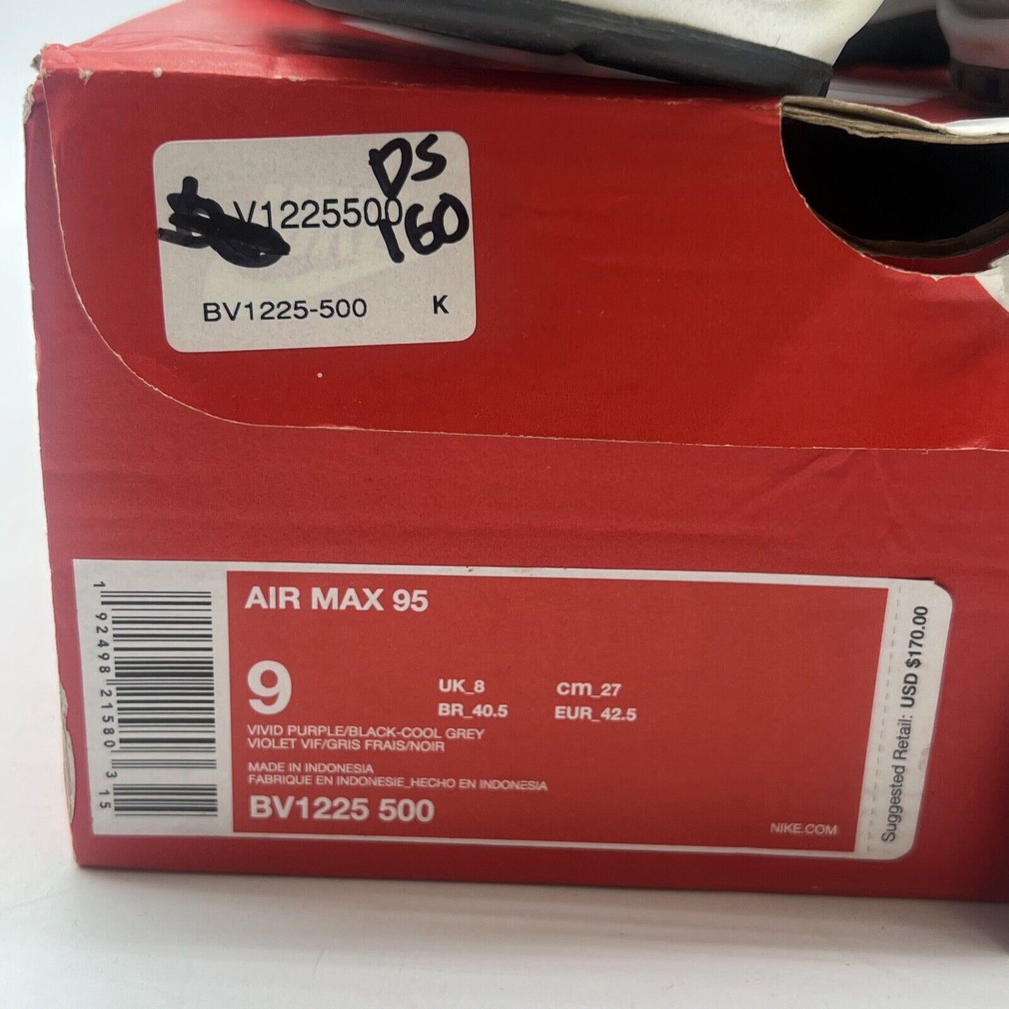 Size 9 - Nike Air Max 95 City Pride Houston (BV1225-500)