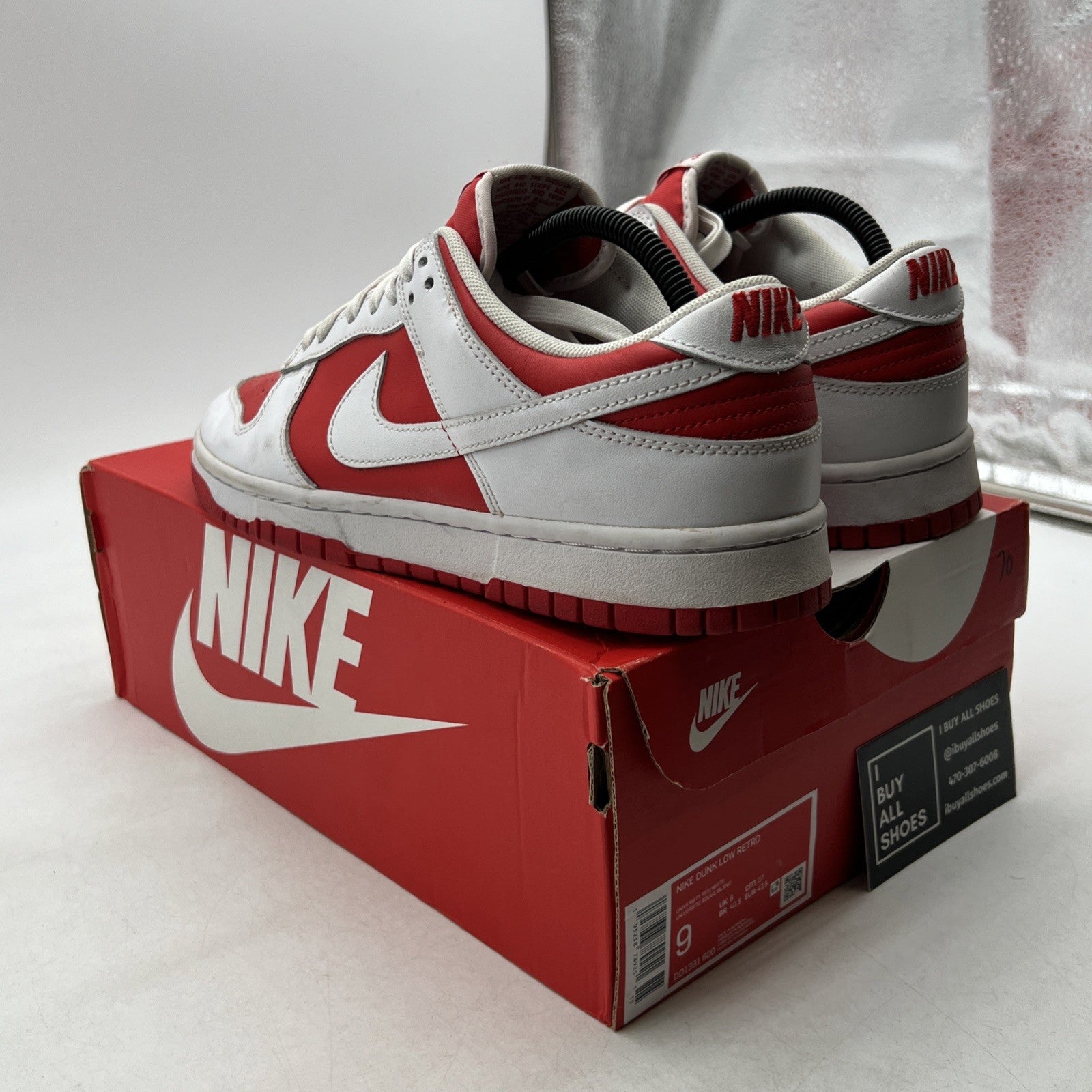 Size 9 - Nike Dunk Low Championship Red (DD1391-600)