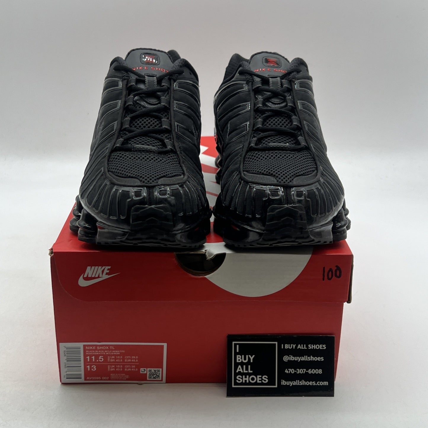 Size 11.5 - Nike Shox TL Metallic Hematite (AV3595-002)