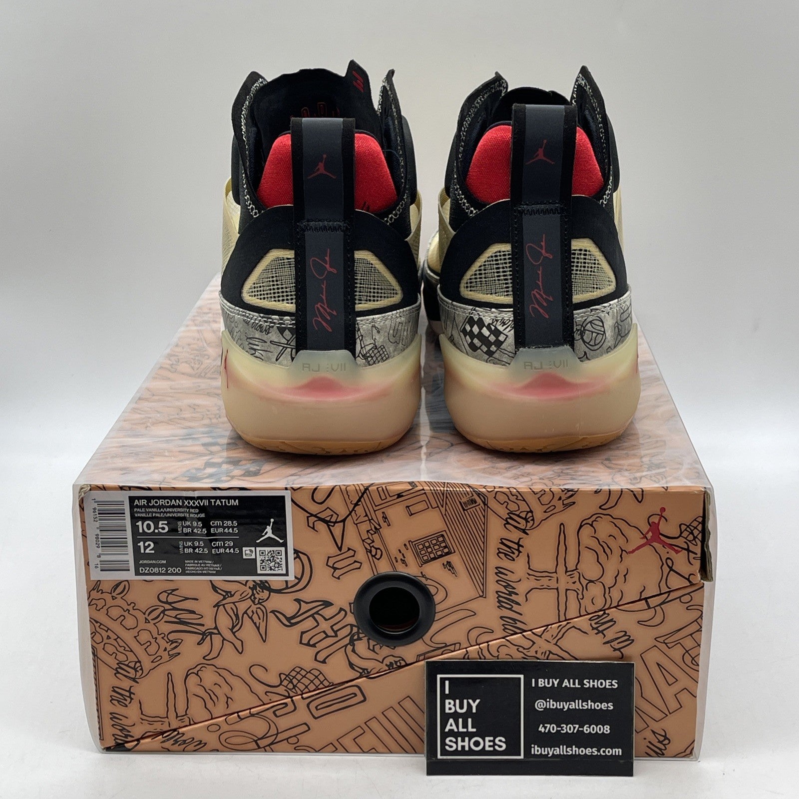 Size 10.5 - Jayson Tatum x Air Jordan 37 Tattoo (DZ0812-200)