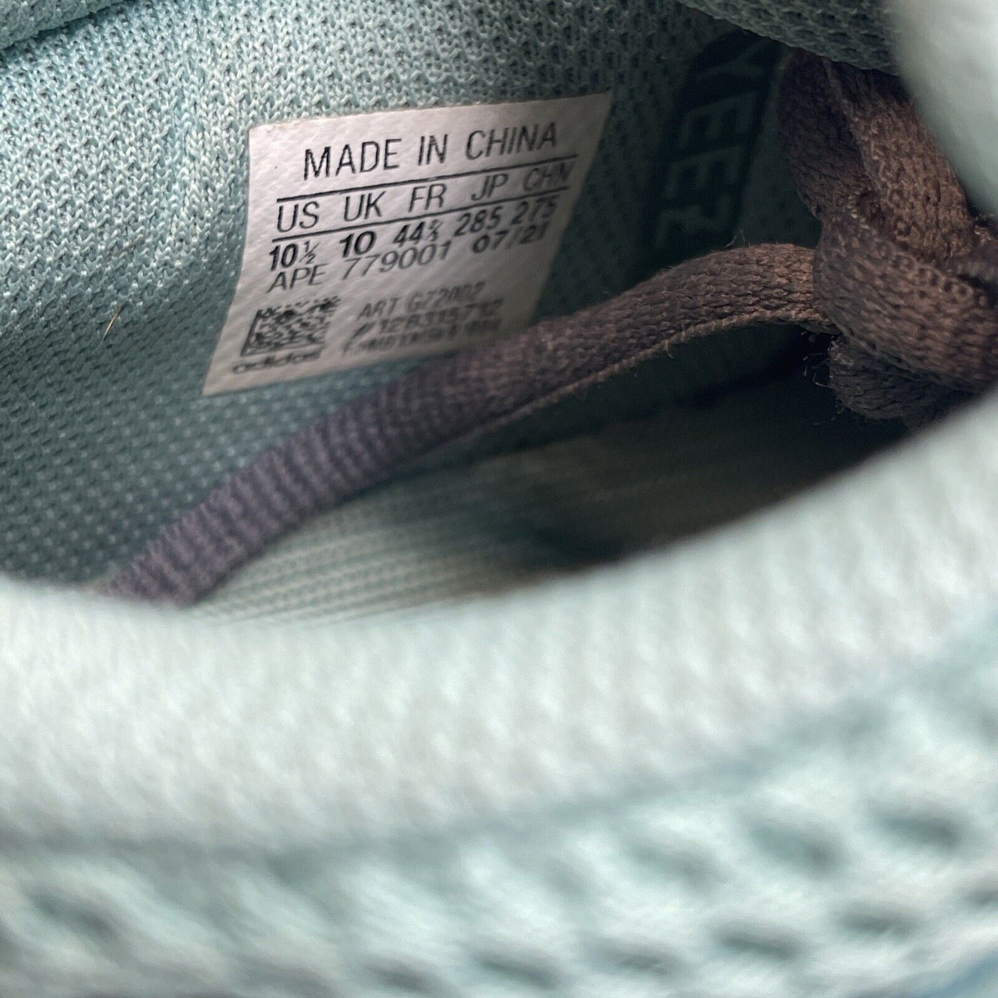 Size 10.5 - adidas Yeezy Boost 700 Faded Azure Blue Orange Suede Leather -GZ2002