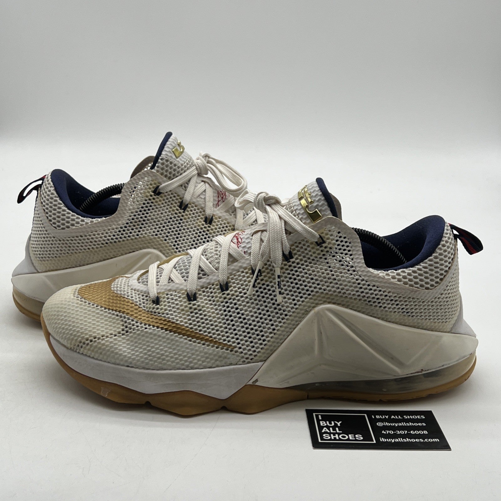 Size 12 - Nike LeBron 12 Low USA (724557-174)