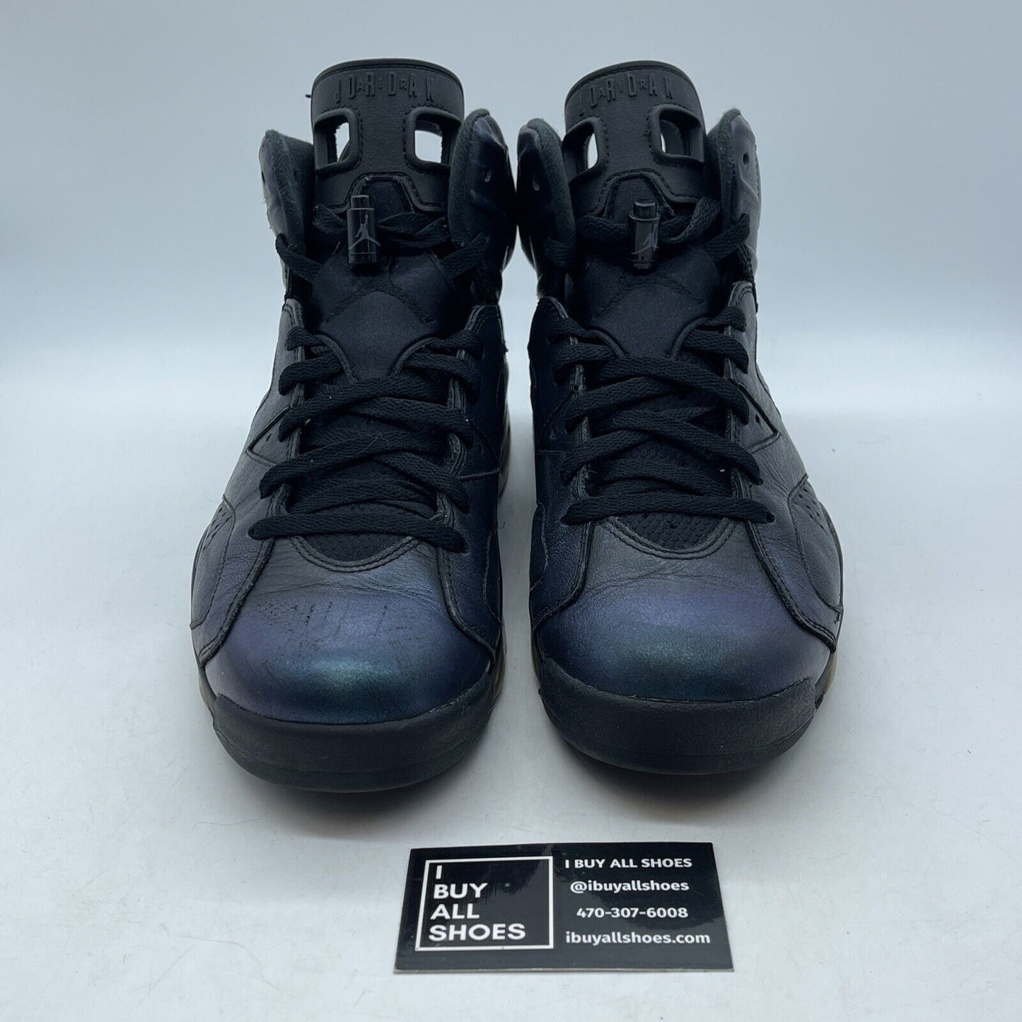 Size 11.5 - Air Jordan 6 Retro All Star Chameleon Blue Purple (907961-015)