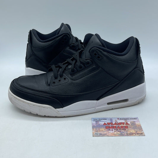 Size 10 - Air Jordan 3 Retro Cyber Monday White Black Leather (136064-020)