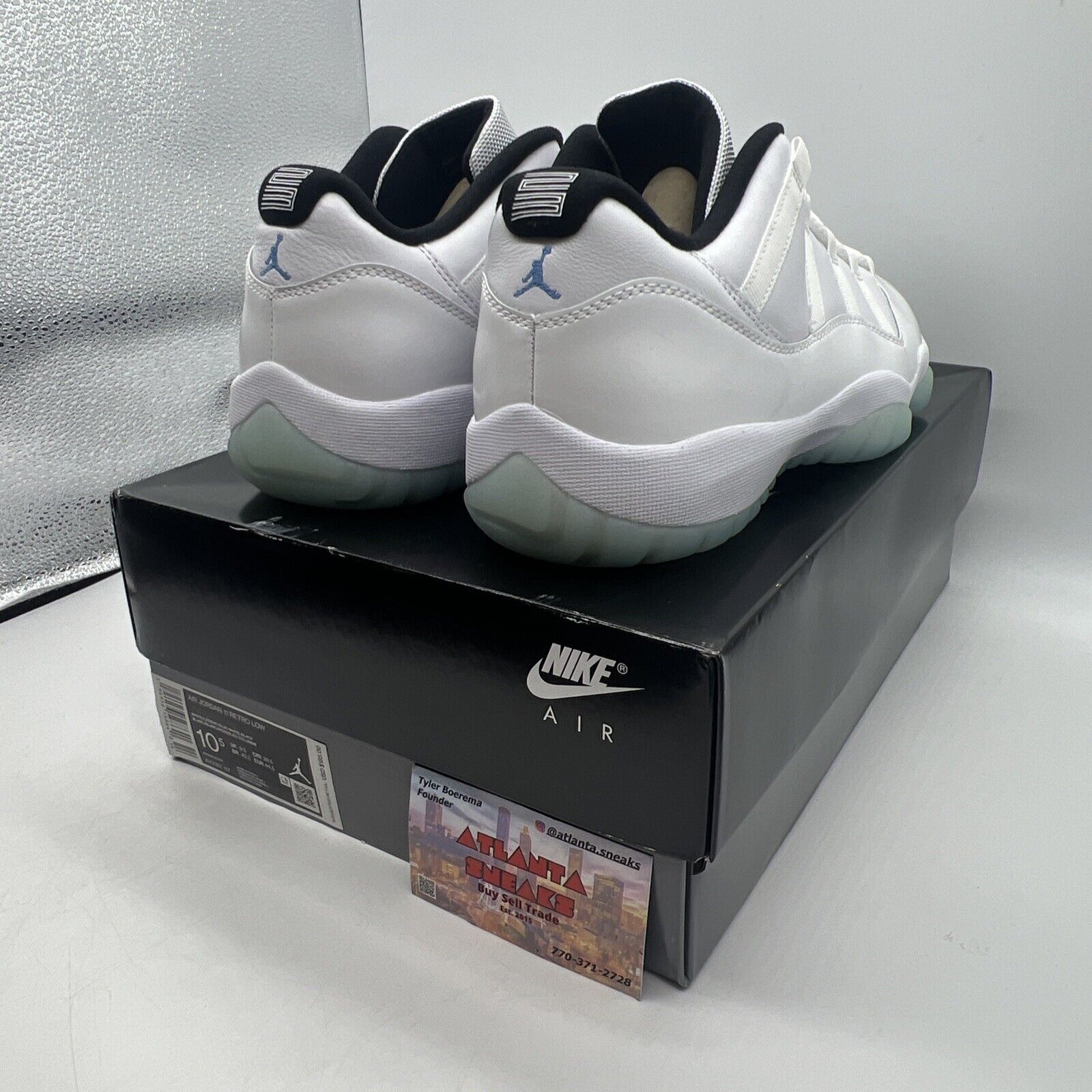 Size 10.5 - Jordan 11 Retro Low Legend Blue Brand New Og All