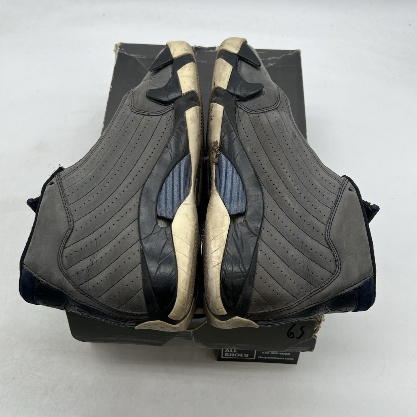 Size 9.5 - Air Jordan 14 Retro Graphite Navy (311832-011)