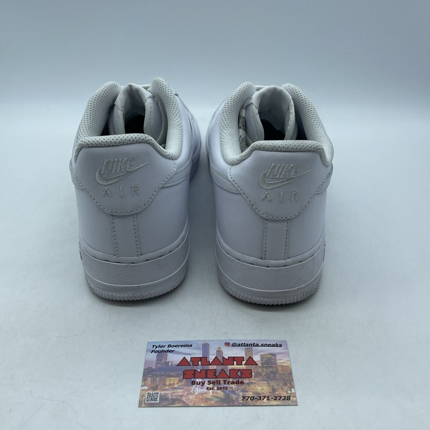 Size 9.5 - Nike Air Force 1 '07 Low Triple White Leather (CW2288-111)
