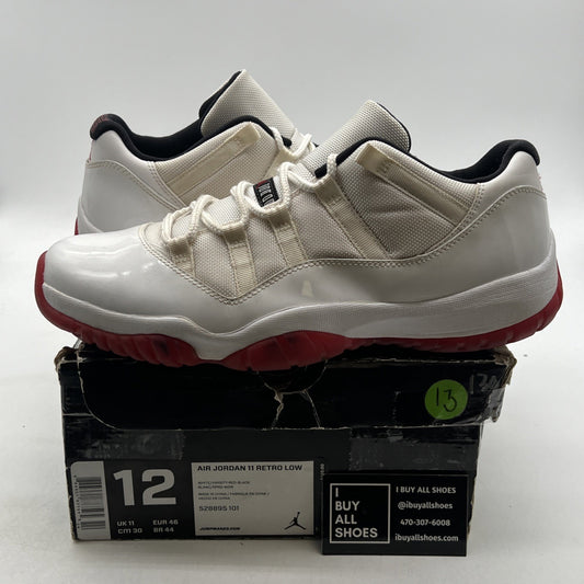 Size 12 - Air Jordan 11 Retro Low Cherry Bottom (528895-101)