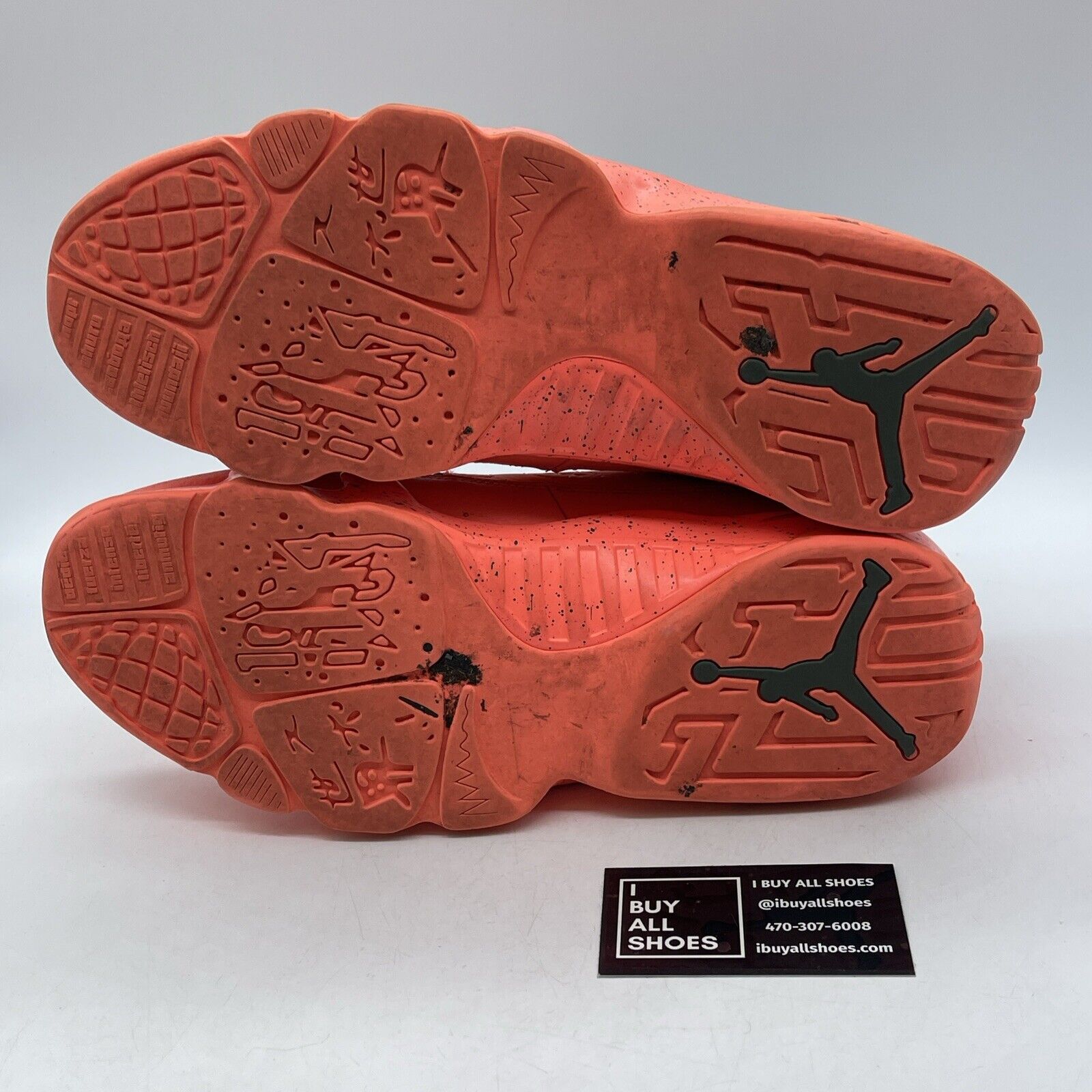 Size 11.5 - Air Jordan 9 Low Bright Mango Orange Grey Leather Suede (832822-805)