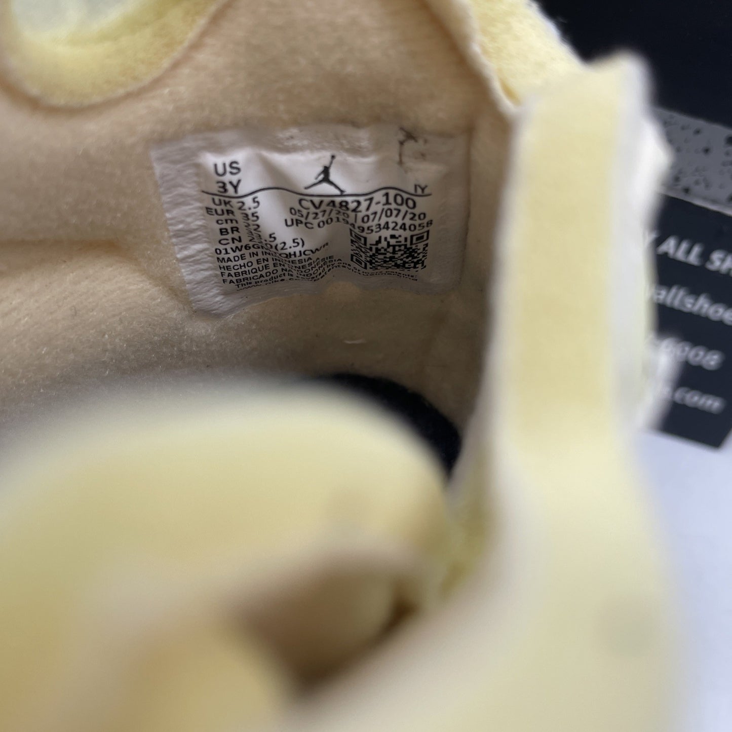 Size 3Y(PS) - Jordan 5 Retro SP x Off-White Mid Sail Suede (CV4827-100)