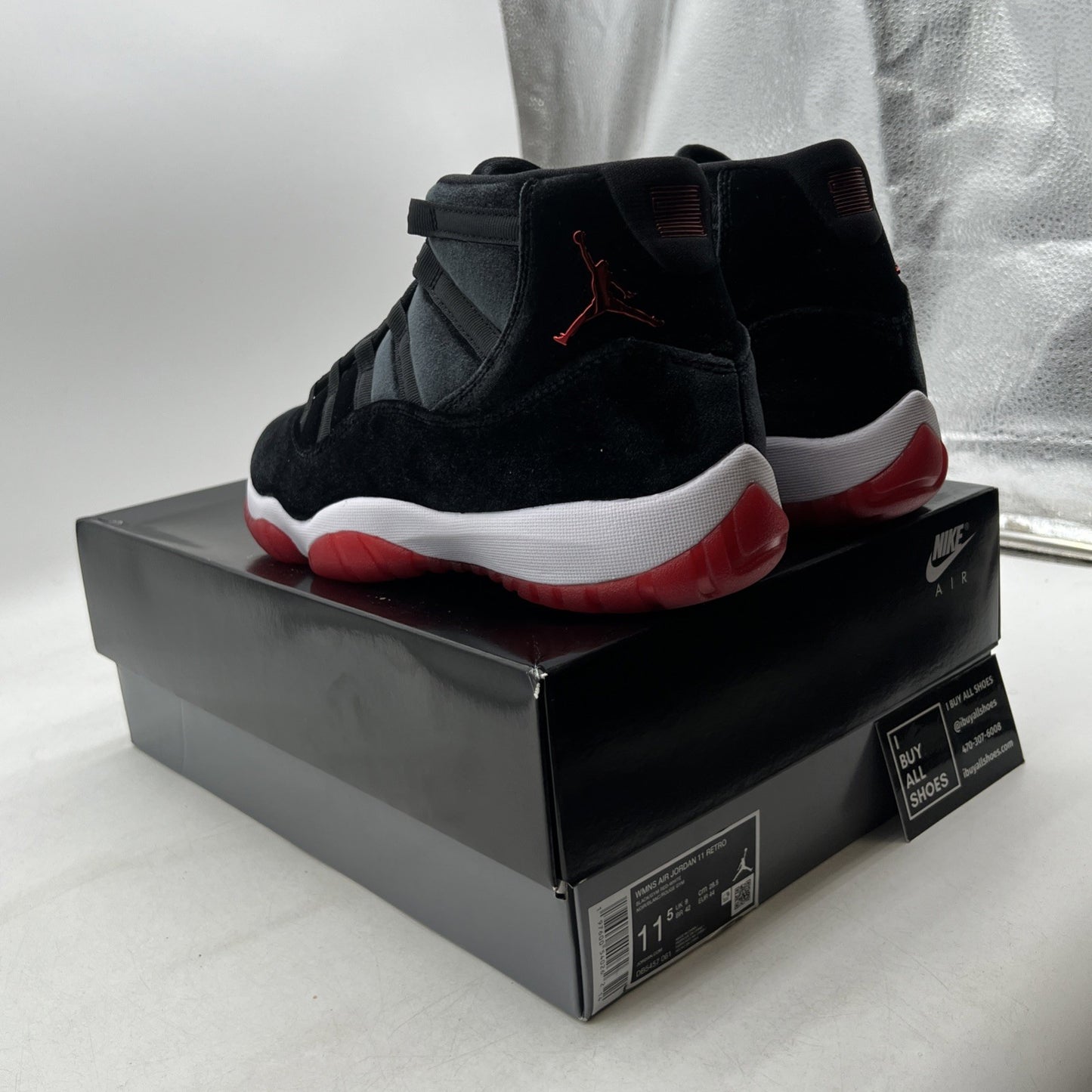 Size 11.5 - Air Jordan 11 Retro Bred Velvet W (DB5457-061)