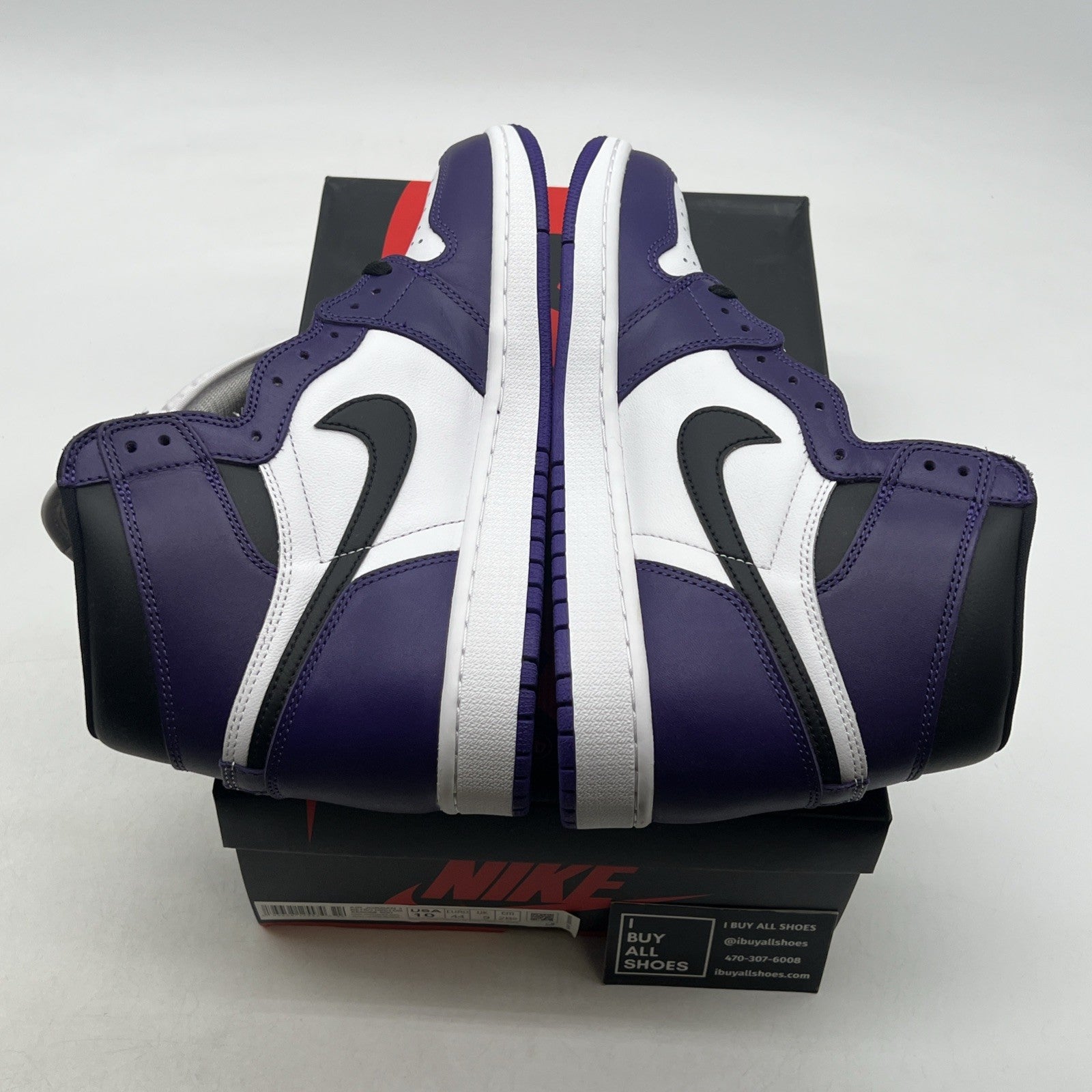 Size 10 - Air Jordan 1 Retro OG High Court Purple 2.0 (555088-500)