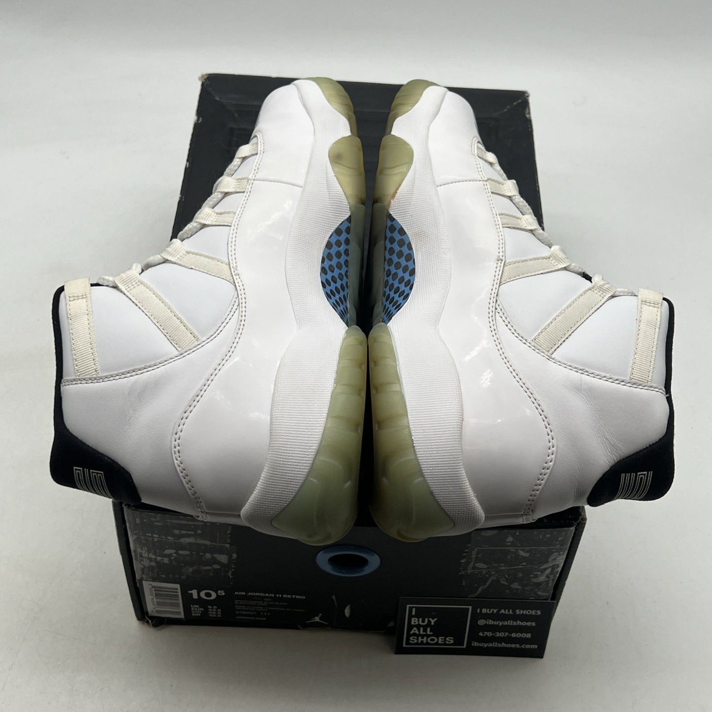 Size 10.5 - Air Jordan 11 Retro High Legend Blue (378037-117)