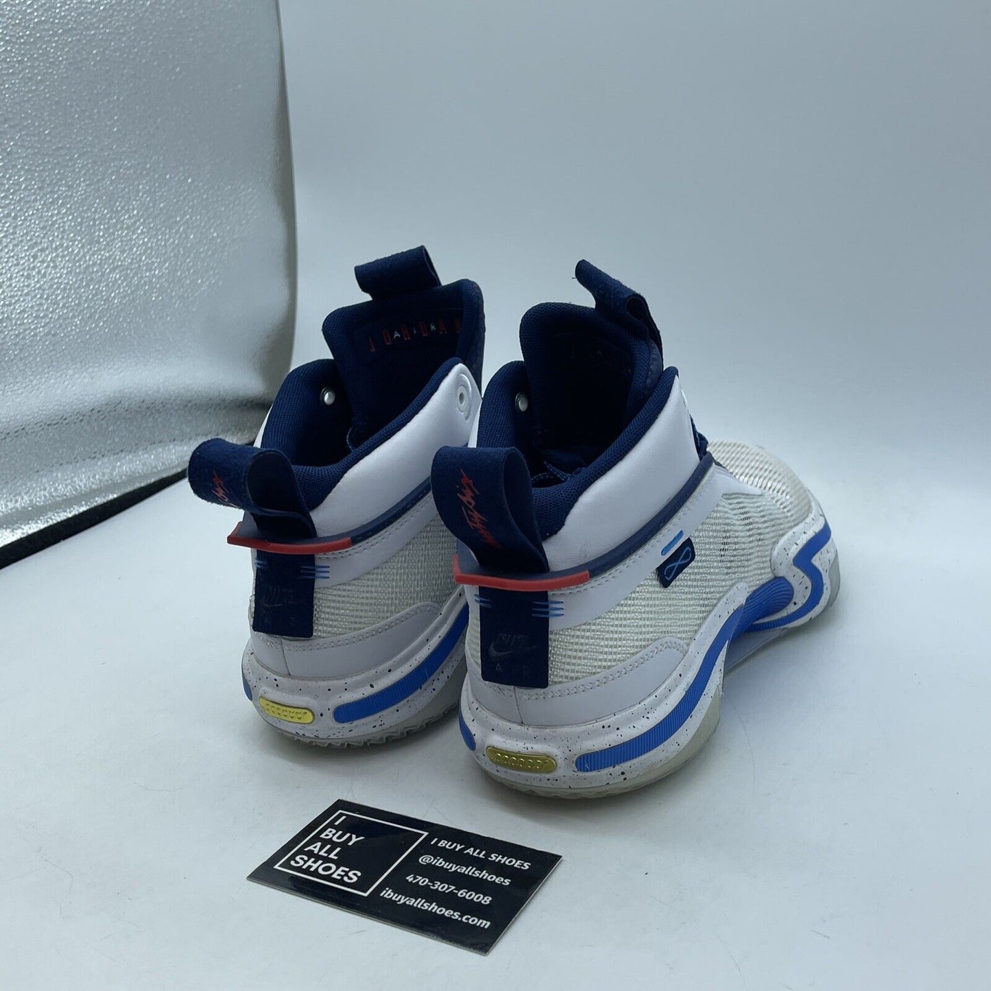 Size 8 - Jayson Tatum x Air Jordan 36 SE Team USA Blue Suede Leather -DJ4484-100