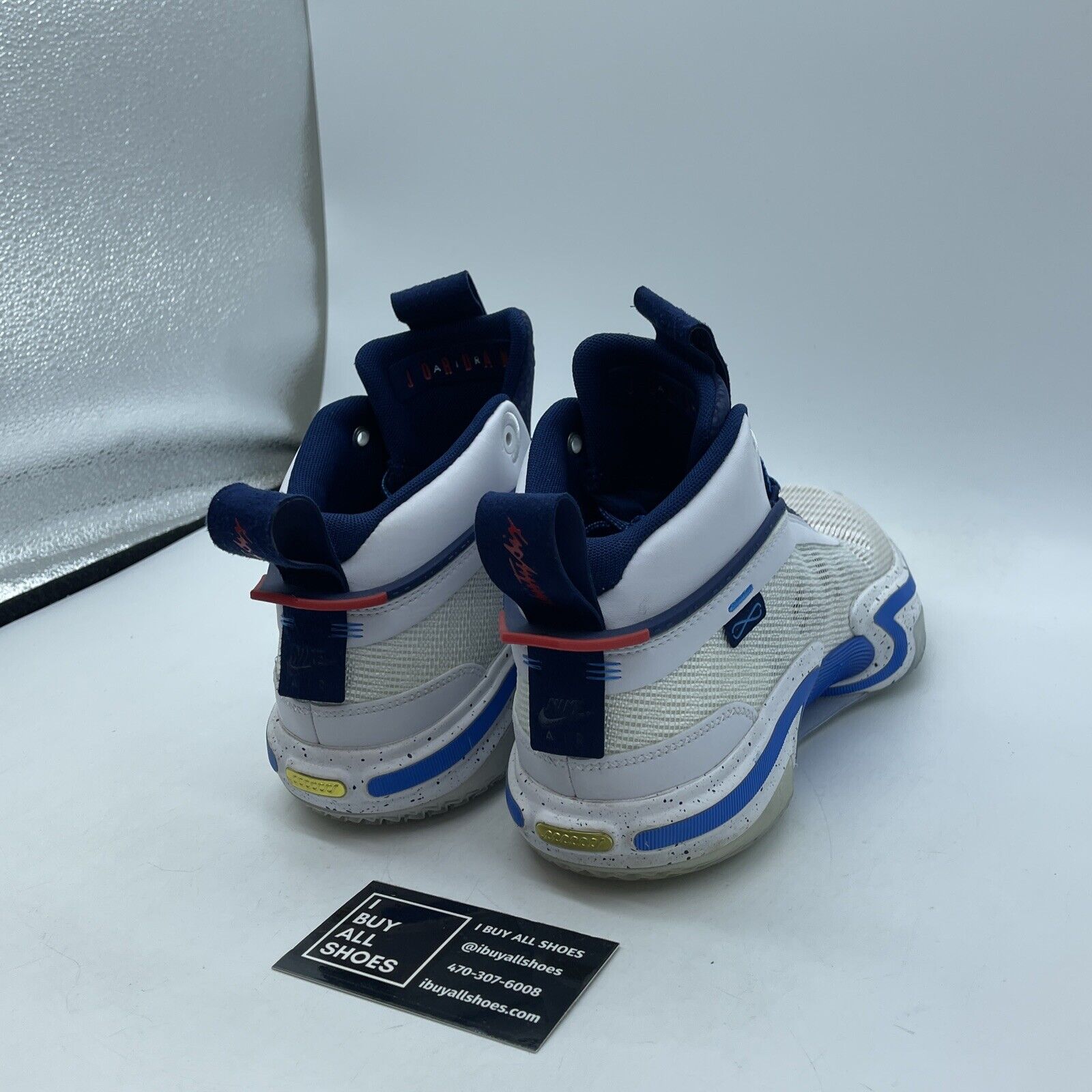 Size 8 - Jayson Tatum x Air Jordan 36 SE Team USA Blue Suede Leather -DJ4484-100
