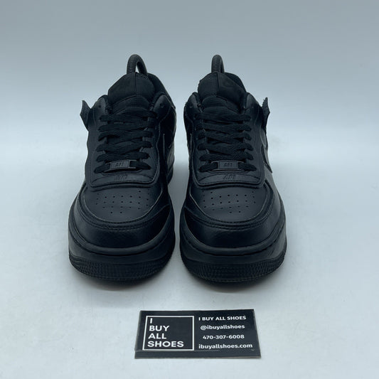 Size 7W - Nike Air Force 1 Shadow Triple Black (CI0919-001)