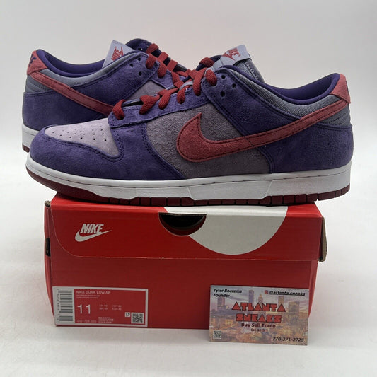 Size 11 - Nike Dunk Retro Vol. 1 SP 2020 Low Plum Suede Red Purple (CU1726-500)