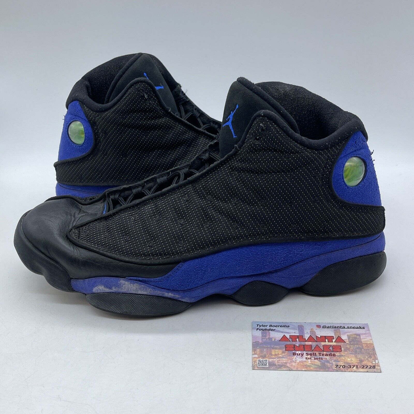 Size 12 - Jordan 13 Retro Hyper Royal Blue Black Suede Leather (414571-040)