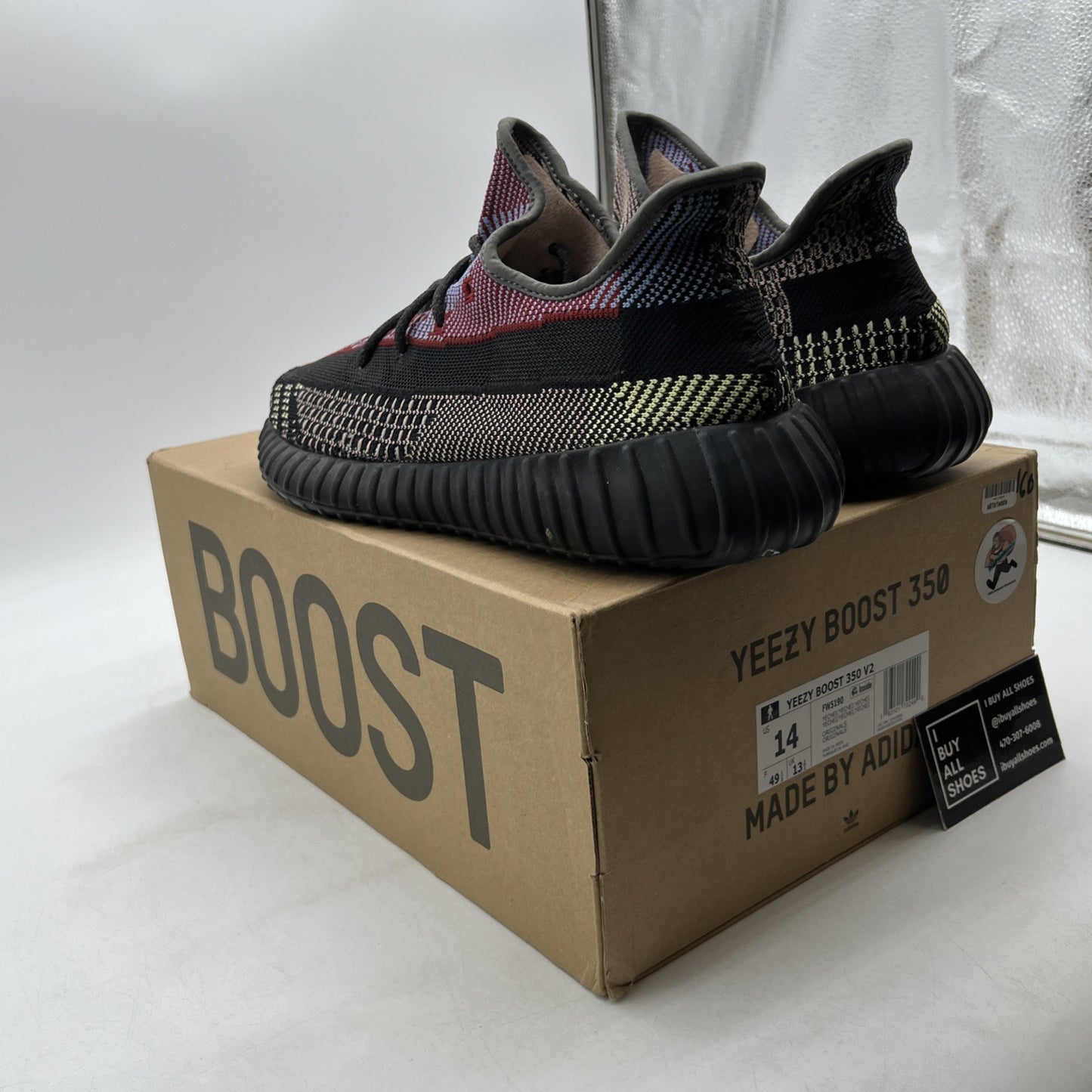 Size 14 - adidas Yeezy Boost 350 V2 Yecheil Non-Reflective (FW5190)