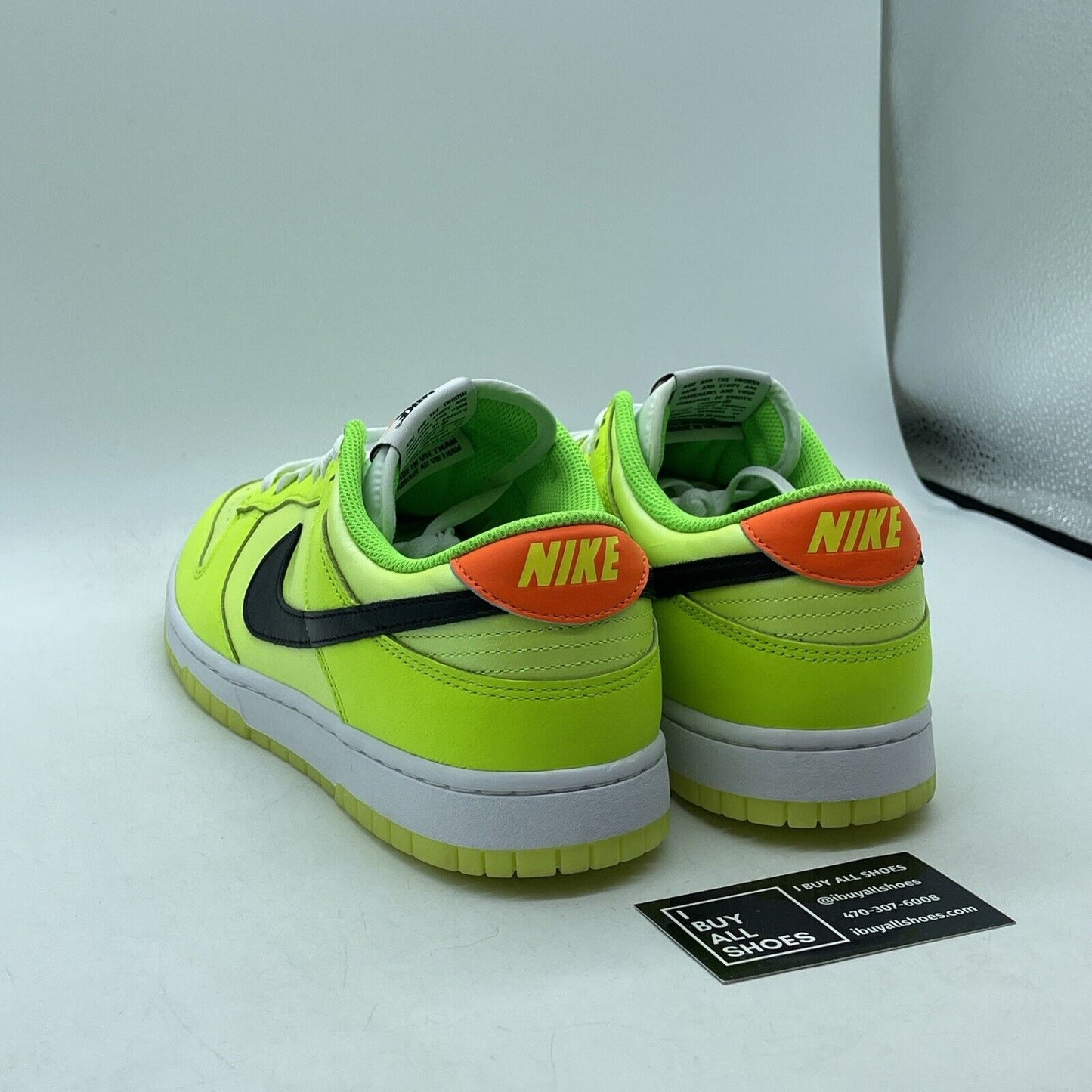 Size 11 - Dunk Low Volt Yellow Green White Orange Leather (FJ4610-702)