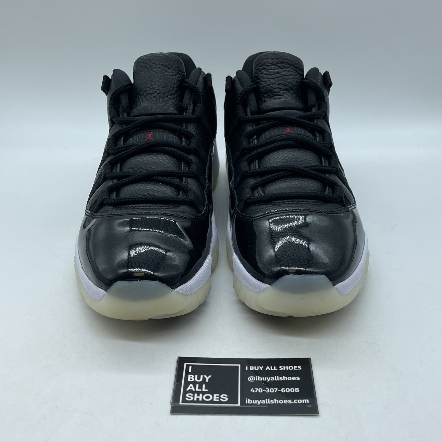 Size 12 - Jordan 11 Retro Low 72-10 Black Grey Suede Leather (AV2187-001)