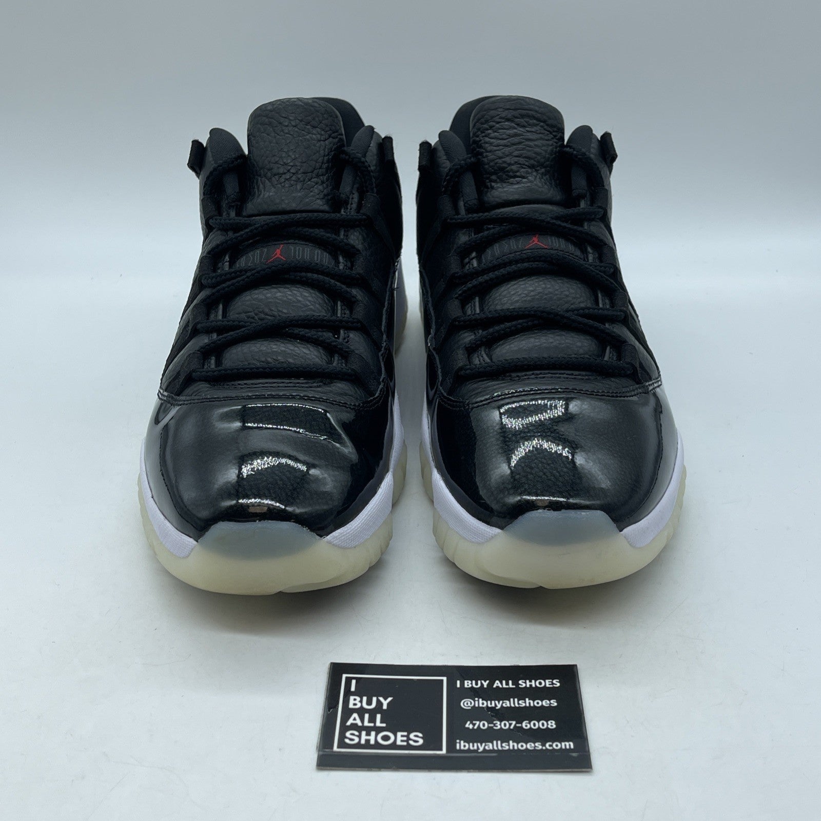 Size 12 - Jordan 11 Retro Low 72-10 Black Grey Suede Leather (AV2187-001)