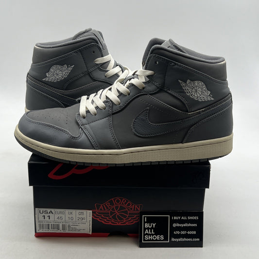 Size 11 - Air Jordan 1 Retro Mid Cool Grey (554724-014)