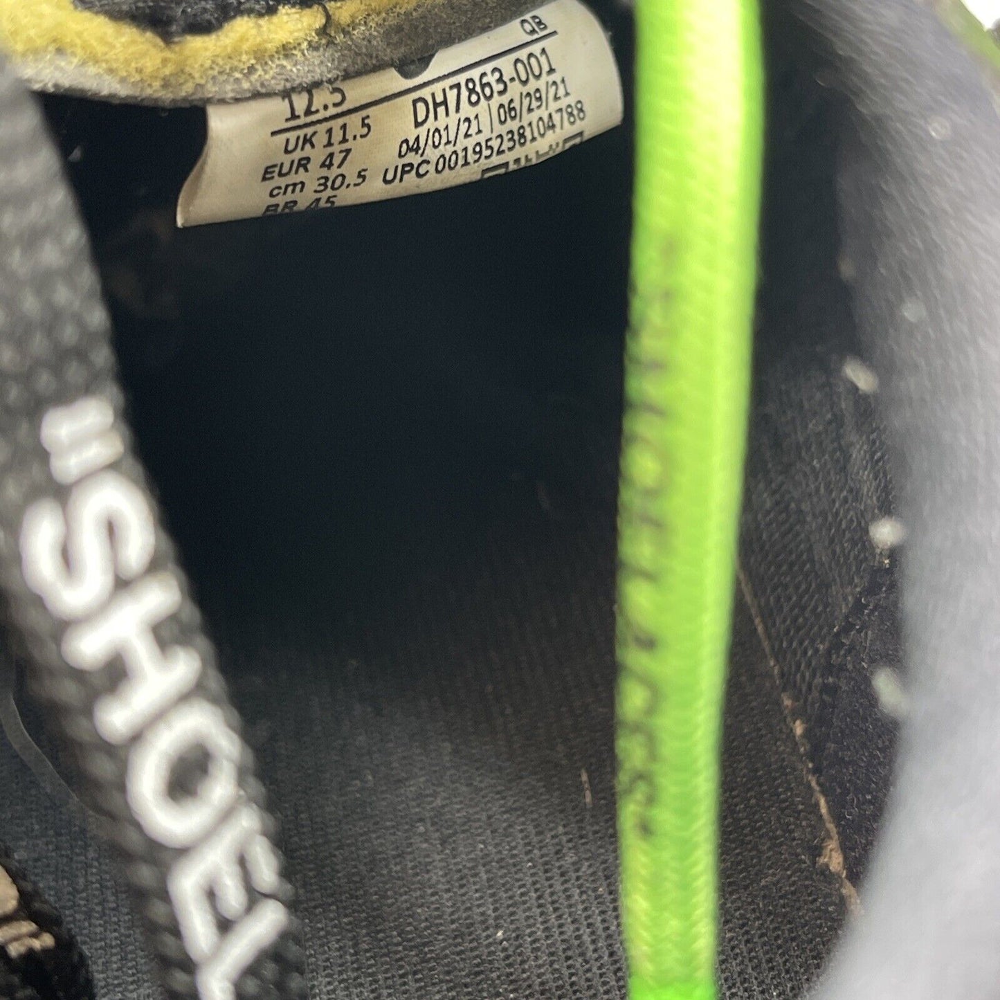 Size 12.5 - Nike Off-White x Blazer Low Black Green White Suede (DH7863-001)