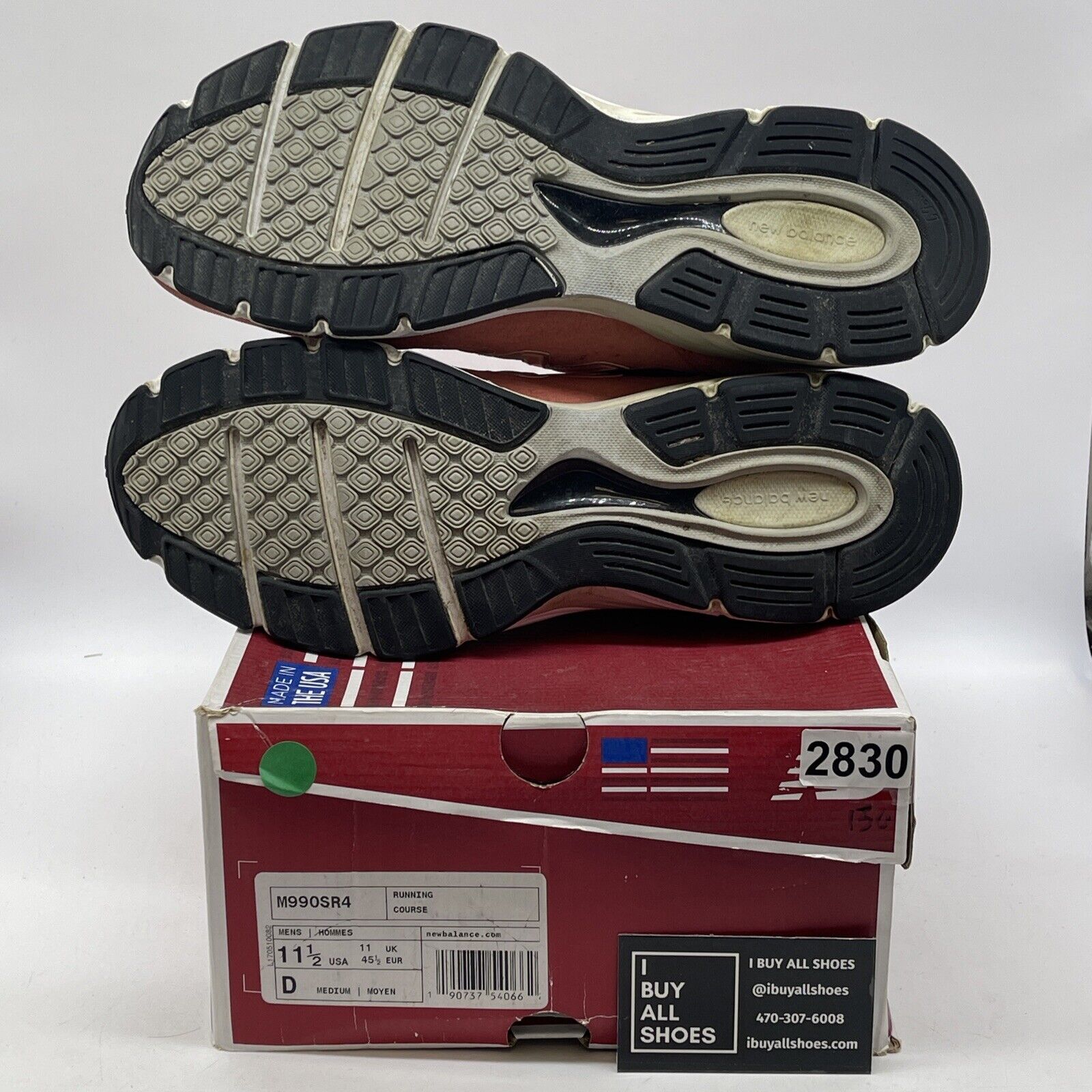 Size 11.5 - New Balance 990v4 Made in USA Sunrise Rose Suede (M990SR4)