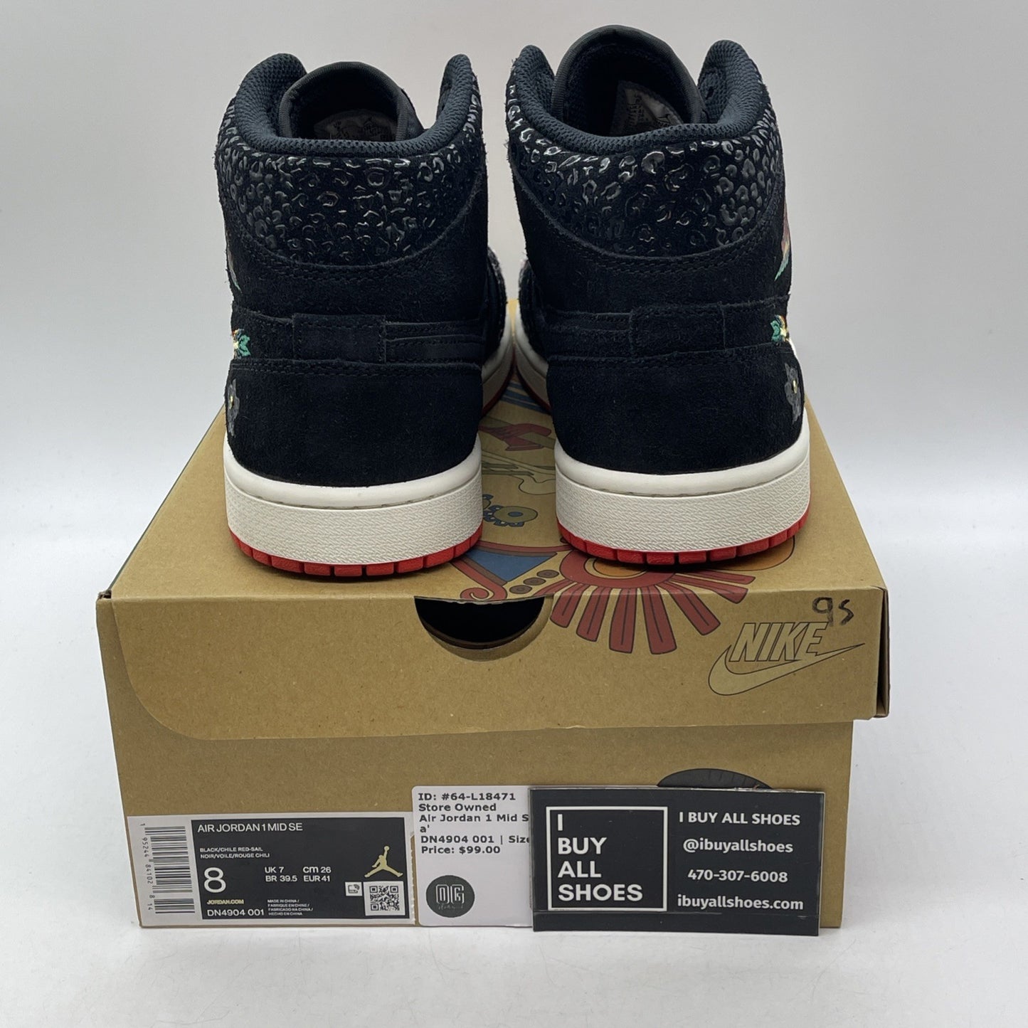 Size 8 - Air Jordan 1 SE Mid SiEMPRE Familia (DN4904-001)